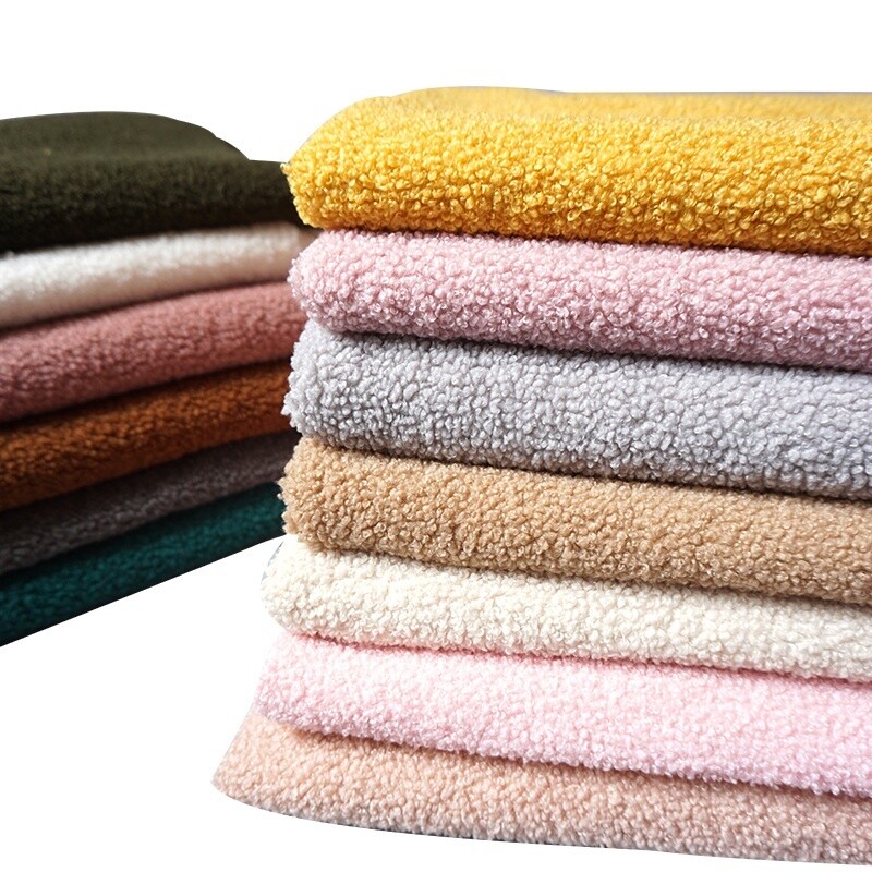 Fleece Faux Fur Fabric Furry Fluffy Plush Soft Warm Thick Craft Material