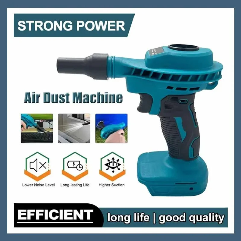 Fit Makita 2 IN 1 Cordless Air Dust Machine Efficient Rechargeable Vacuum Clean
