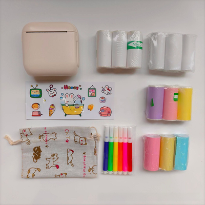 White X6 Mini Portable Bluetooth Instant Photo & Note Printer for Students -