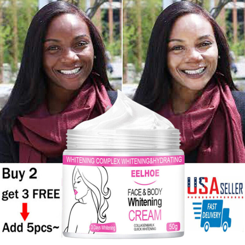 3 Days Dark Skin Permanent Bleaching Cream Whitening Brightening Lightening 2023