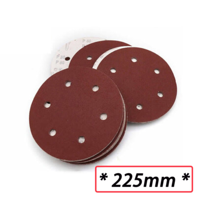 225mm 9'' Sanding Discs 40 60 80 100 120 240 320 -2000 Grit Orbital Sander Pads