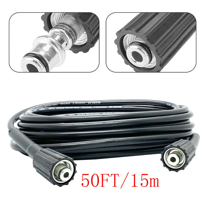 1/2PCS High Pressure Washer Hose 26ft 3200PSI M22 Power Washer Extension Hose