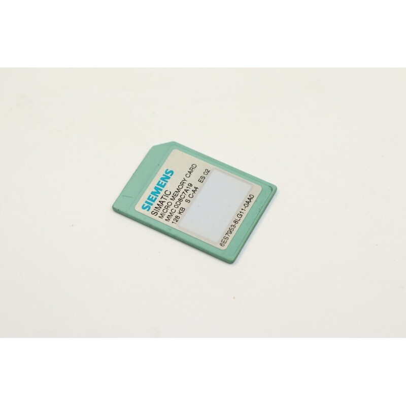 Siemens 6es7953-8lg11-0aa0 Simatic Mmc 128kb Memory Card (B855)