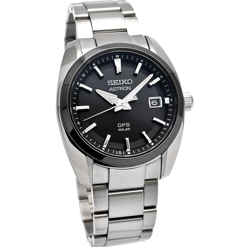 Pre-owned Seiko Astron Sbxd005 3x Series Gps Satellite Radio Solar Watch Black Dial 39mm