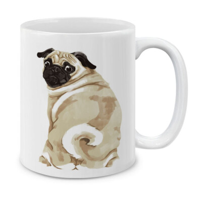 Cute Animal Ceramic Coffee Gift Milk Mug Tea Glass Cup With Handgrip, 11 OZ
