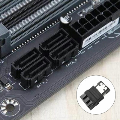 SATA 7Pin Male to ESATA 7Pin Female Extender Extension Hard Disk Adap.vm