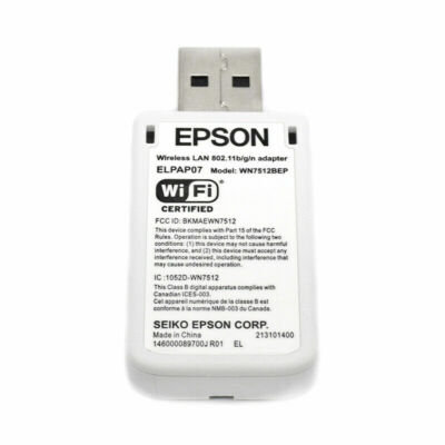 Genuine  EPSON  ELPAP07 Model# WN7512BEP Wireless WIFI USB Adapter  