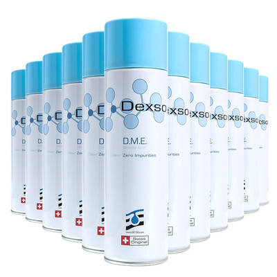 12 flaconi - Dexso Gas Organico DME 500ml – Solvente Organico per Estrazioni BHO