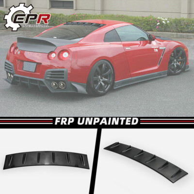For Nissan GTR R35 FRP Unpainted VTX CS Style FRP Generator Roof Spoilers Wings