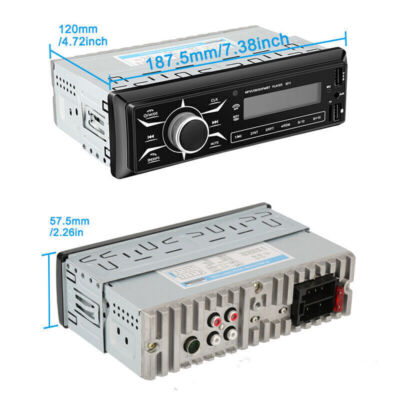 24V 4-Channel Car Stereo Player Radio Digital Bluetooth Audio FM/WMA/MP3/WAV