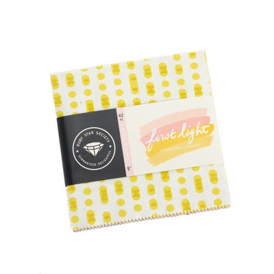 Moda FIRST LIGHT Charm Pack RS5045PP 42 5'' Quilt Fabric Squares - Ruby Star