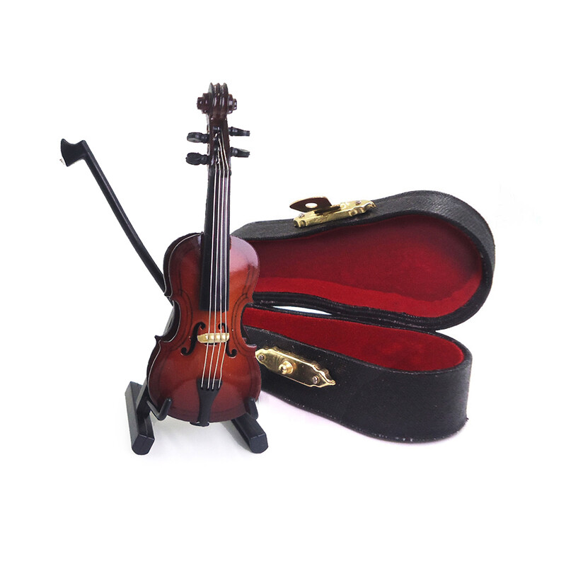 Dollhouse Miniature 1:6 Scale Violin Musical Instrument Furn