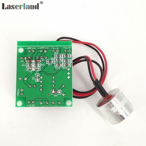Laserland 18*15mm 650nm 100mW Red Laser Diode Module with TTL 12VDC Focusable
