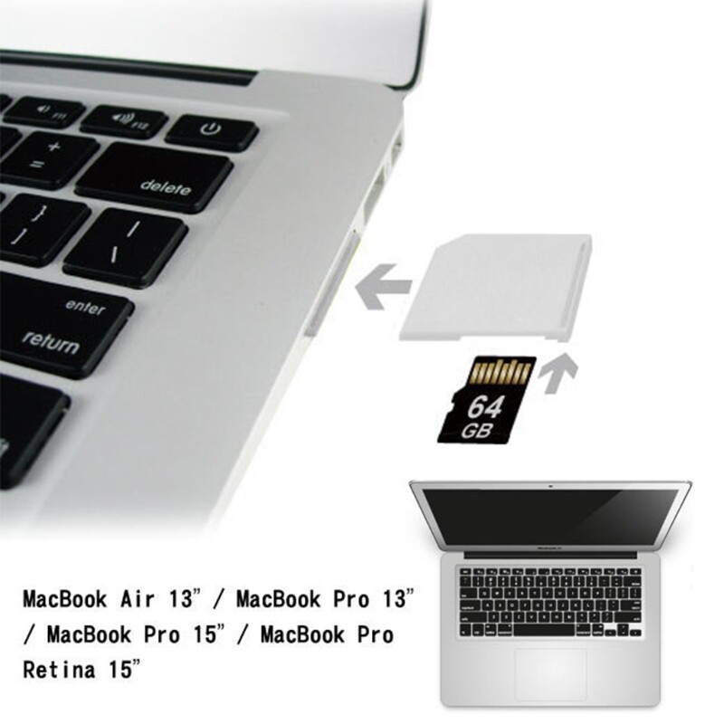 Adattatore micro SD per Macbook air | convertitore di memoria TF microSD mac ...