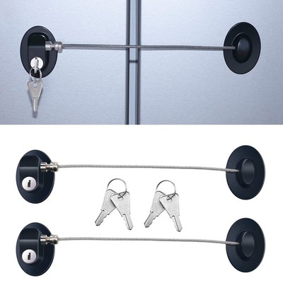 3 StüCke KüHlschrank TüR Schloss Starke Gefrierschrank TüRschloss Schublade S4L6