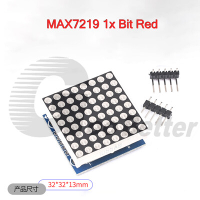 MAX7219 Led Dot Matrix Module 8x8 , 8x32 LED Display For Raspberry Arduinos Pi