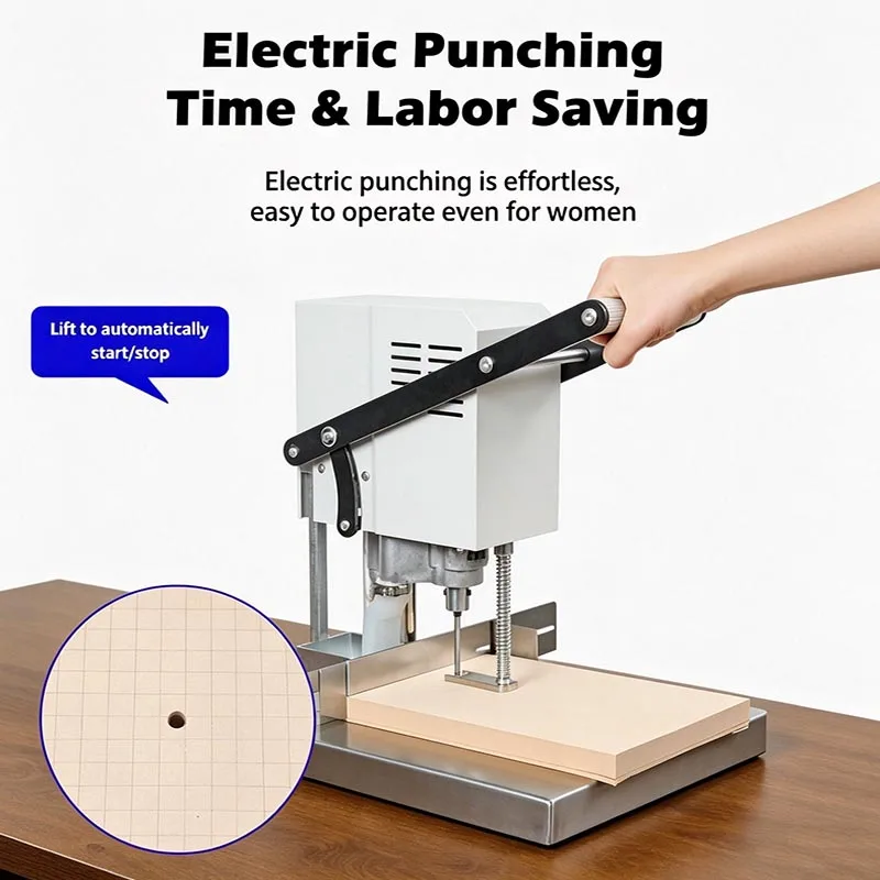 Single-head Electric Punching Machine 5CM Thick Drilling Machine Used for Punch