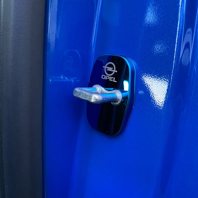 4xedelstahl TÃ¼Rschloss Abdeckung Schnalle FÃ¼R Opel Mokka Mokka E Corsa F