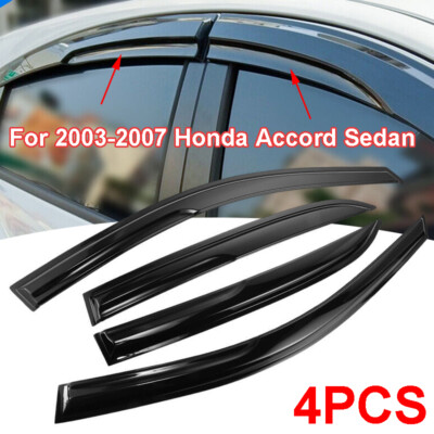 Protector de ventilación para visera d ventana para Honda Accord Sedan 2003-2007