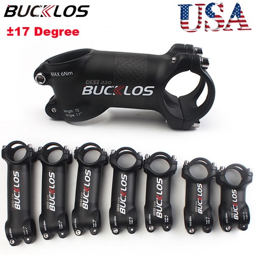 Cycling 31.8mm Carbon Stem 17 Degree Mountain Road Bike Hand