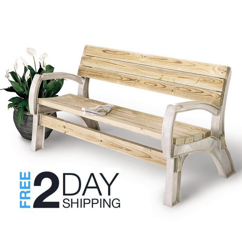 DIY Build Your Own Patio Yard Outdoor Park Bench Custom Chair Ends Benches Sand