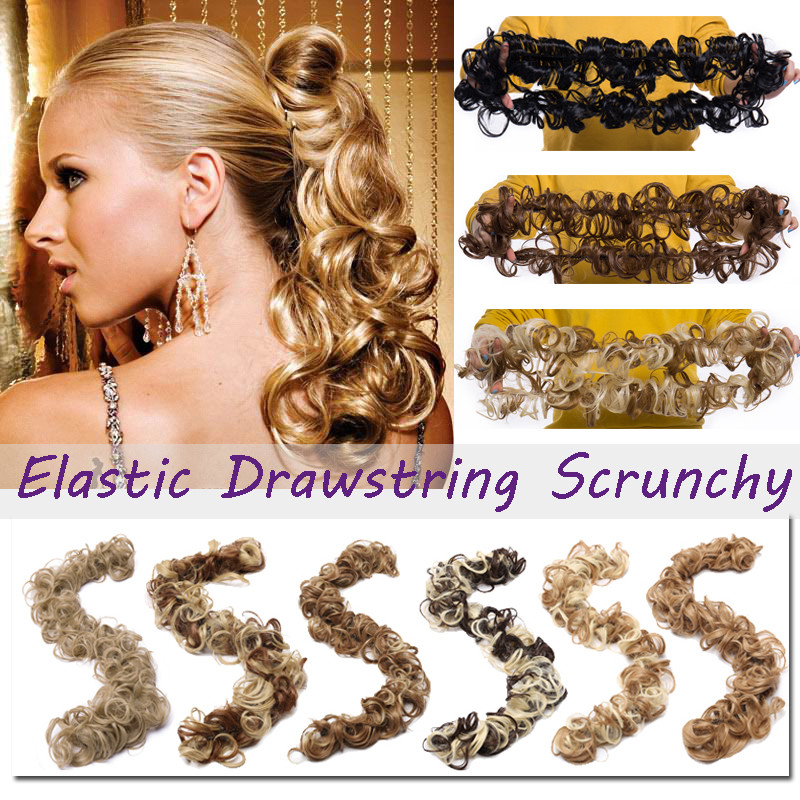Get One More Styles Messy Curly Hair Bun Extension Wrap Around
