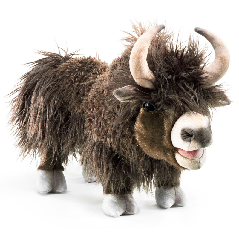 NEW PLUSH SOFT TOY Folkmanis 3150 Yak Full Body Hand Puppet | eBay