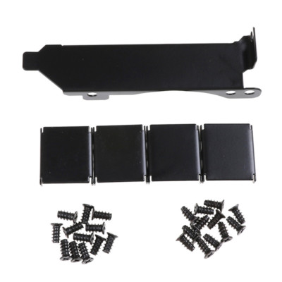 3Fan Mount Rack PCI Slot Bracket+20 Screw+4 Connector For Video ,GPU Card CoYJvm