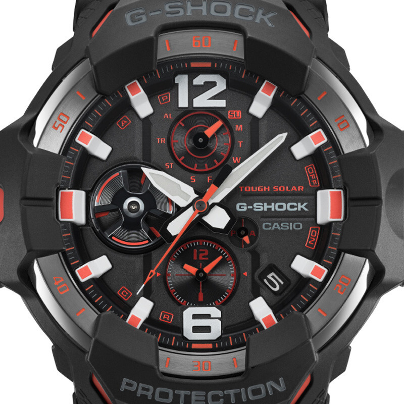 Pre-owned Casio G-shock Gr-b300-1a4jf Master Of Air Gravitymaster Bluetooth Men Watch