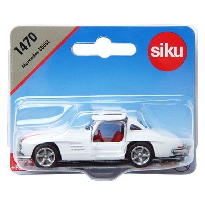 Siku 1470 Mercedes Benz 300SL White Blister Card minicar toy gift