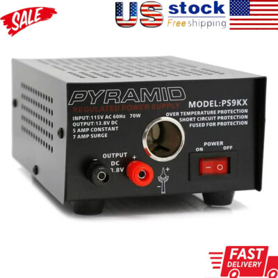 Universal Bench Power Supply-5 A Linear Regulated Home Lab Benchtop Converter