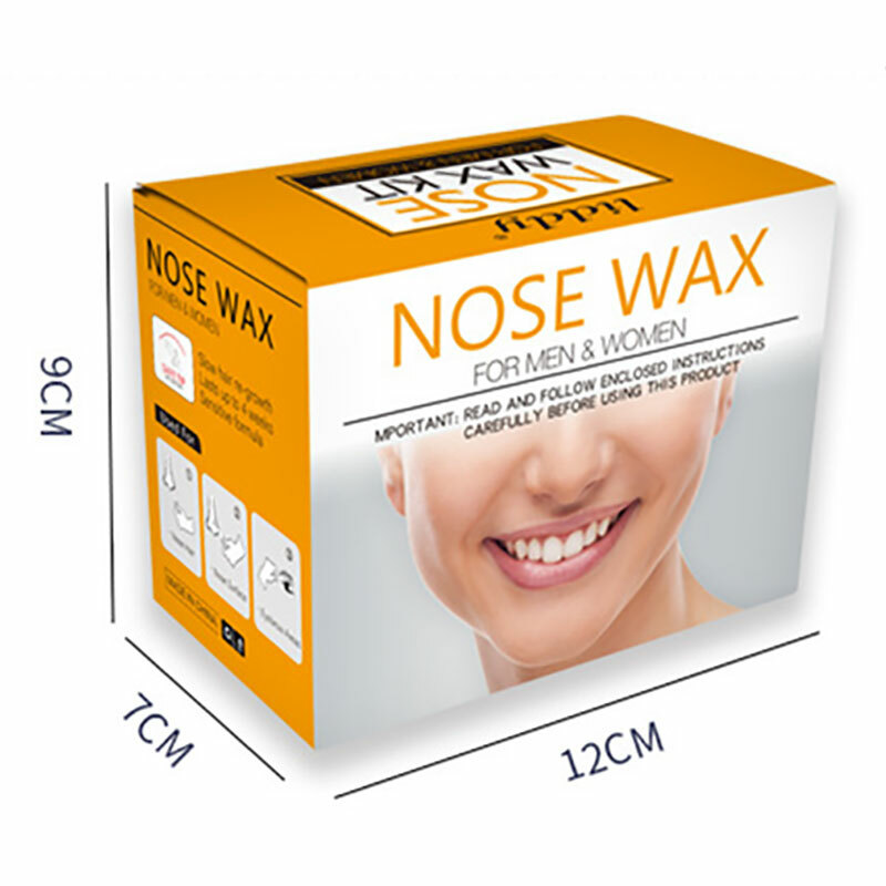 Unisex Nose Hair Removal Wax Set Paper Free Nose Hair Bean Nostril