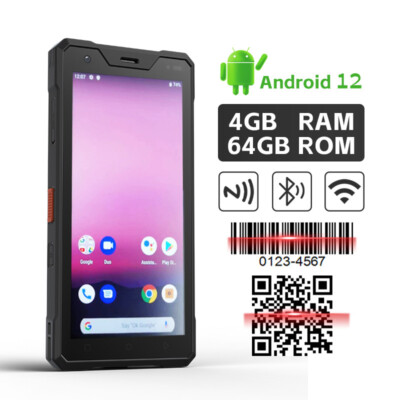 Android PDA 2D Barcode Scanner Industrial Handheld Terminal Wi-Fi 4G+NFC Reader