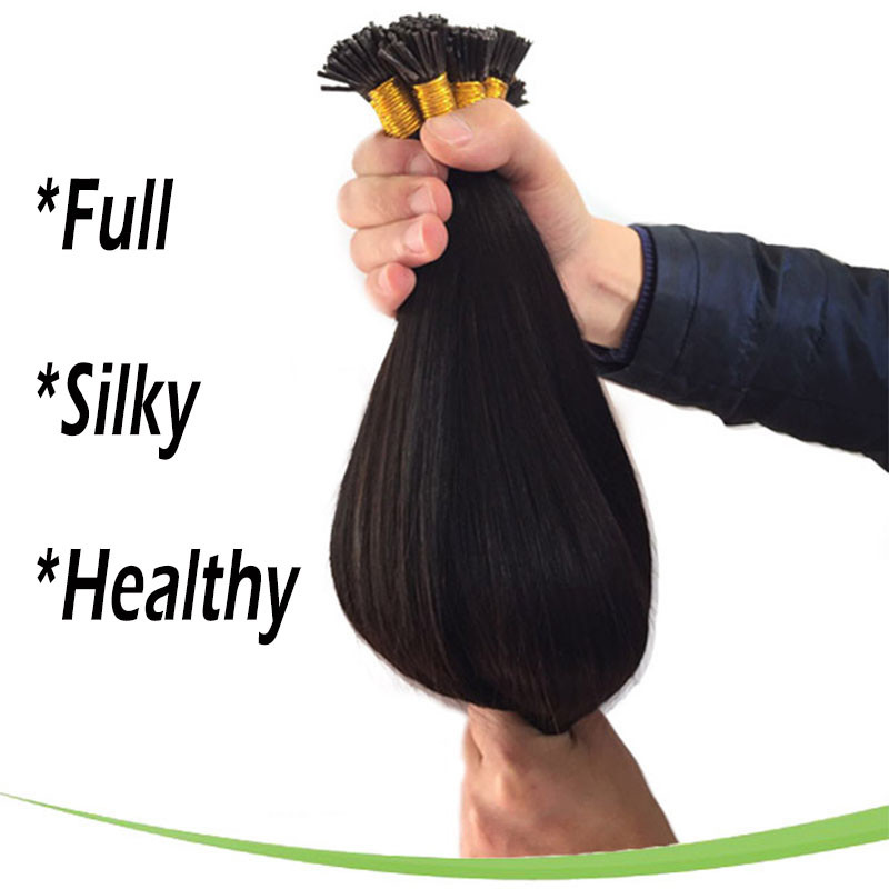 Pre Bonded Stick I Tip Diy Remy Human Hair Extensions Keratin 16