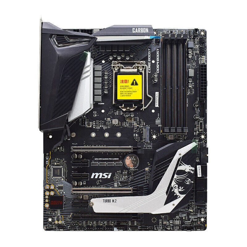 Gaming Plus Mpg Z390 Pro Carbon Ac Intel Motherboard 9th Gen