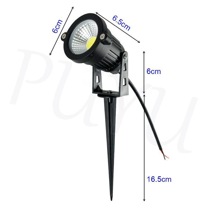 LED Low Voltage 12V 5W Landscape Light 3000K Garden Outdoor Lamp Spotlight IP65