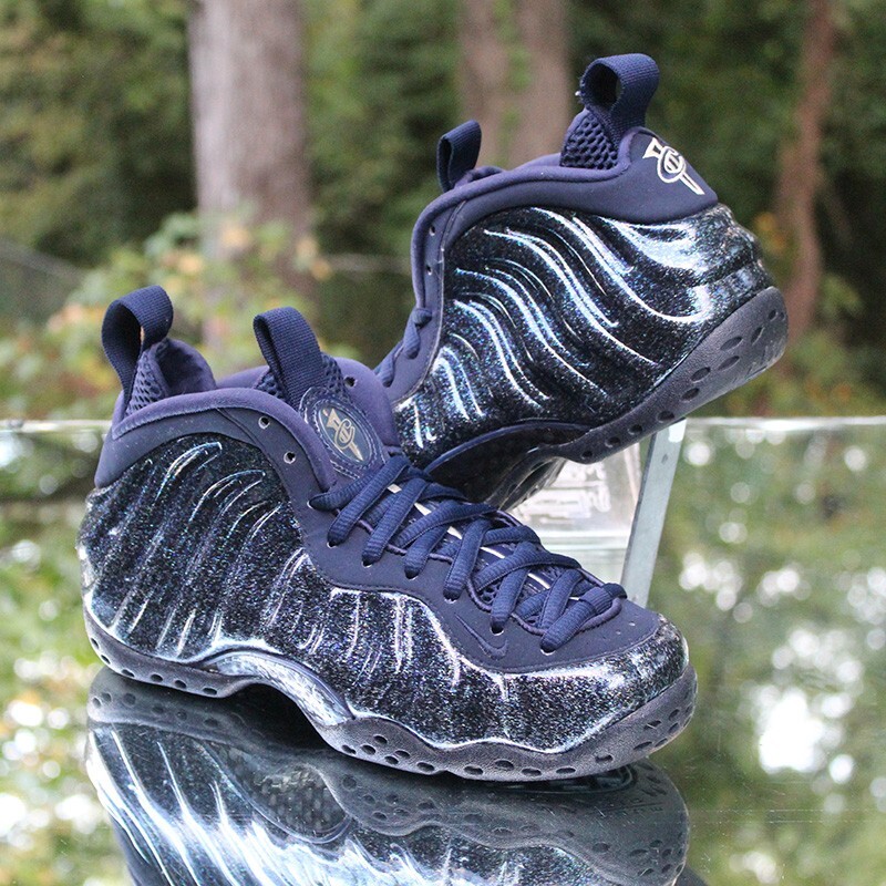 AIR FOAMPOSITE ONE カスタム Nike Air Foamposite One Glitter Women's Size 6.5 Obsidian