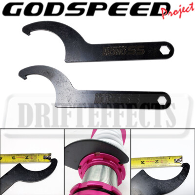 Godspeed Coilover Spanner Wrench Set High Strength Steel Works On MOST Coilovers