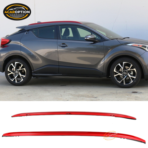 ３本セット Fits 18-20 Toyota C-HR OE Style Roof Rack Side Rails Bar Carrier