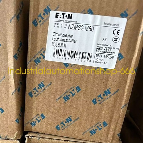 箱 1Pcs New NZMS2-M80 Molded case circuit breaker Via DHL or