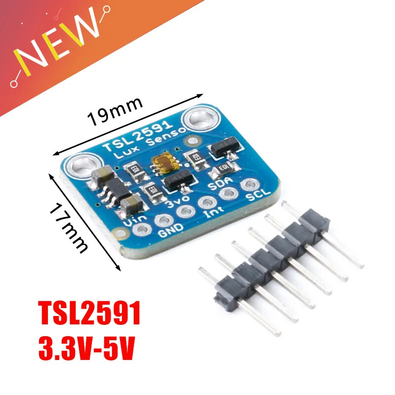 TSL2591 High Dynamic Range Light Sensor for Arduino 3.3V-5V IR