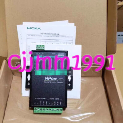 1PC NEW MOXA NPort 5232 RS422/485 Indicates a 2-port server   #F2*