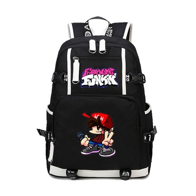 anime Friday Night Funkin Backpack Students Bookbag men women Teens Travel bag