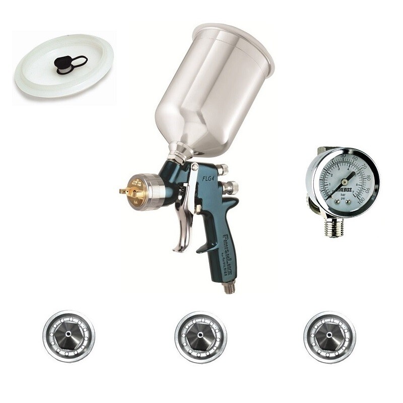 Devilbiss Flg670 Finishline Spray Gun Solvent Value Kit Hvlp With 1.3 1