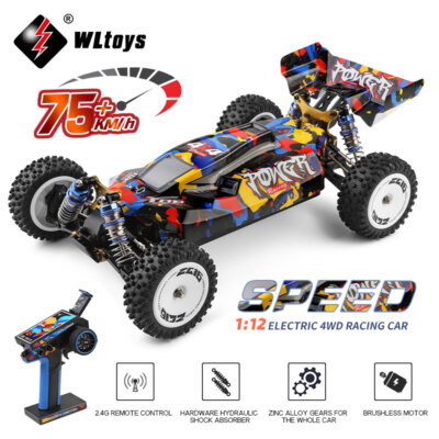 1/12 2.4ghz 4wd 75km/h High Speed Off Road Gifts P4t5