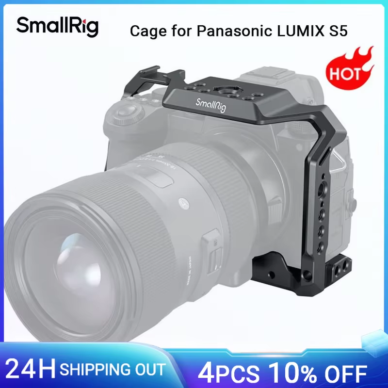 S5 S5D Cage Kit for Panasonic LUMIX S5 S5D Camera Aluminum Alloy Camera Cage wit