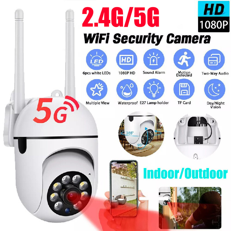 5G Wifi Wireless Security Camera System Outdoor Home Night Vision