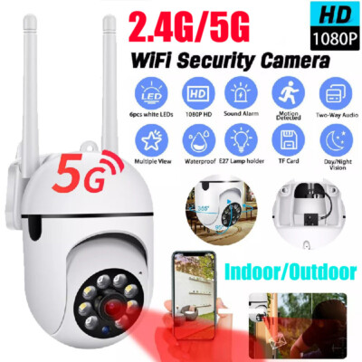 5G Wifi Wireless Security Camera System Outdoor Home Night Vision Cam 1080P HD