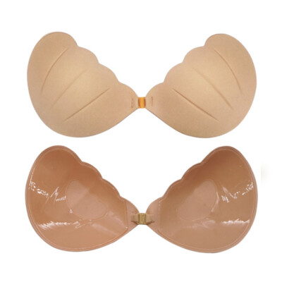 Silicone Self-Adhesive Stick On Gel Push Up Strapless Backless Invisible Bras .