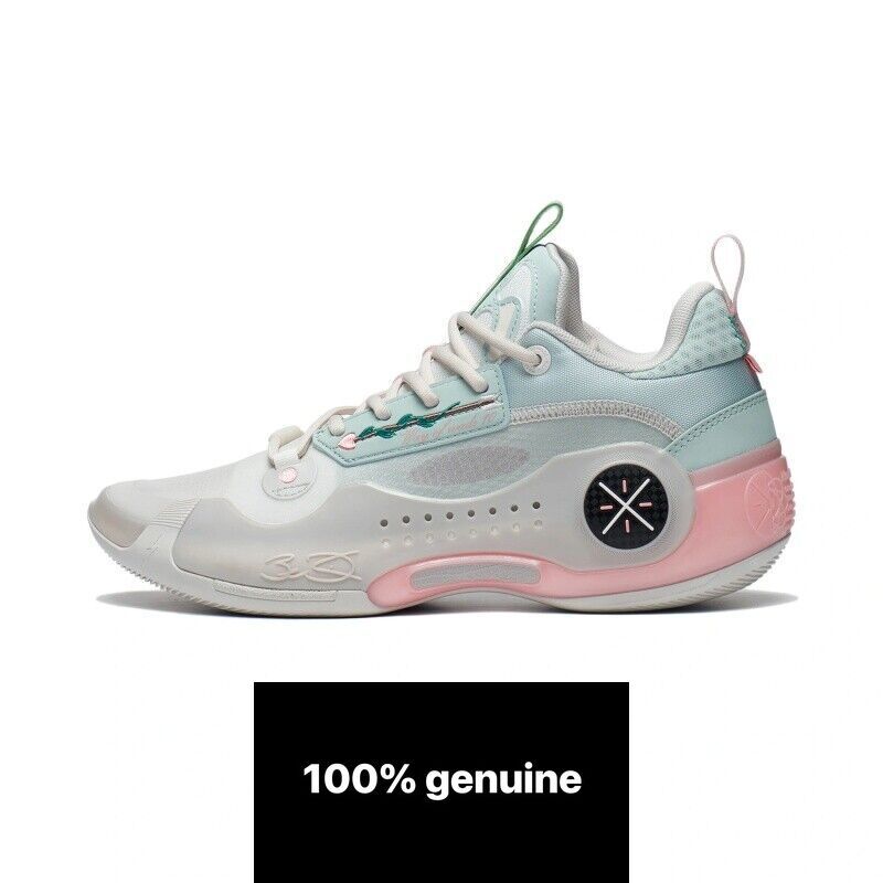 Pre-owned Li-ning Way Of Wade 10 'val Entine's Day' Men's Basketball Shoes Abas083-2- In White Gray